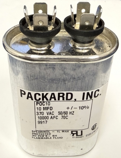 Picture of 10MFD 370VAC, 10mF 370VAC, 10uF 370VAC, POC10